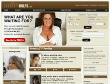 Tablet Screenshot of cougarmilfs.com